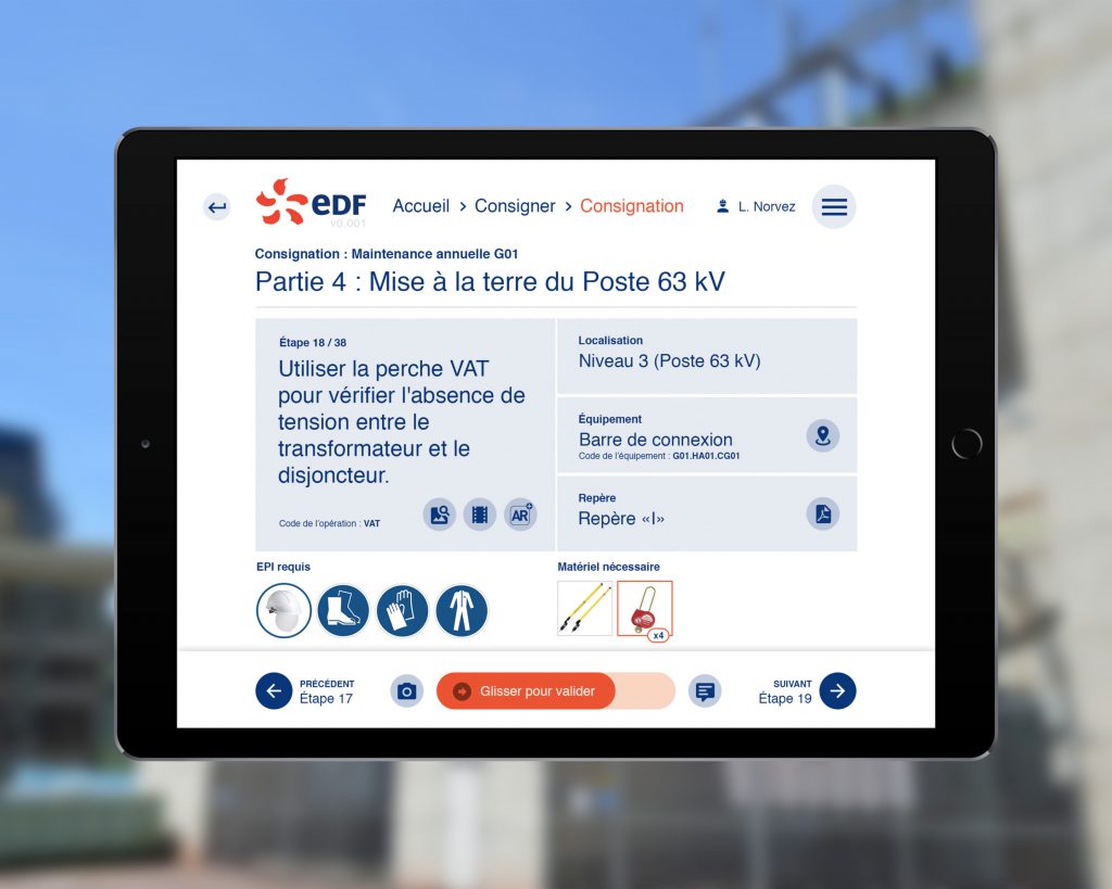 Application Consignation Augmentée d'EDF Hydro