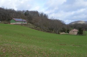 Power supply of a renovated building with the installation of a solar plant on a farming building.