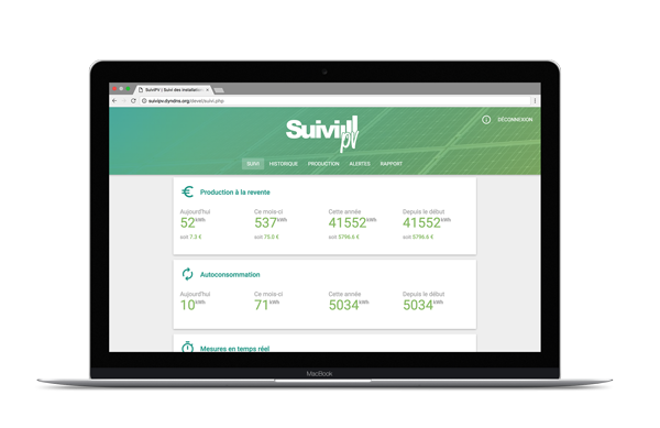 Application web SuiviPV