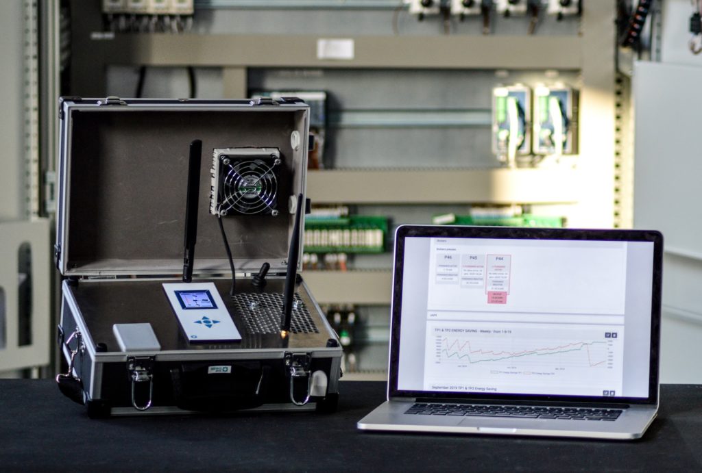 La maleta Correctic permite adquirir los datos estratégicos lo más cerca posible de la máquina y puede consultarse en la aplicación de supervisión