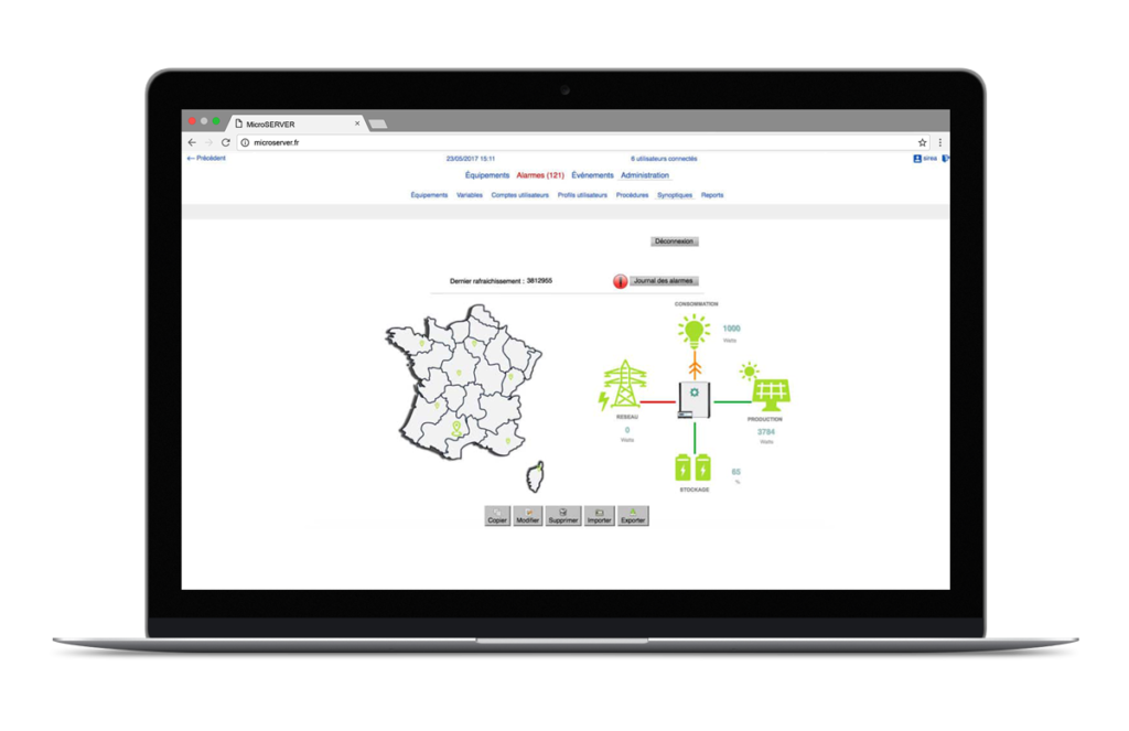 Monitoring with MicroSERVER