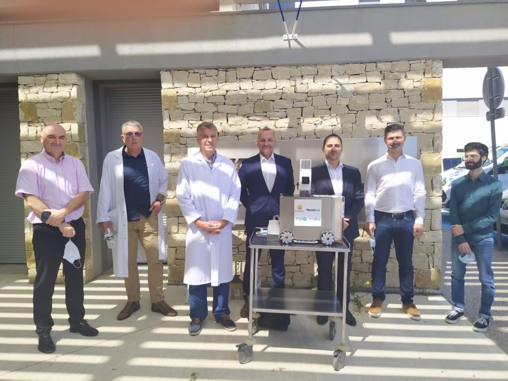Primera prueba pública del proyecto ReCOVery en el hospital de Bagnols-sur-Cèze