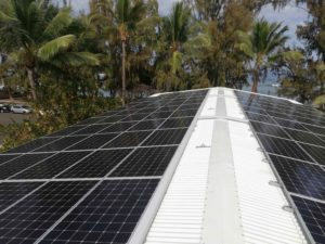 Installation photovoltaïque de l'école de Saint-Leu