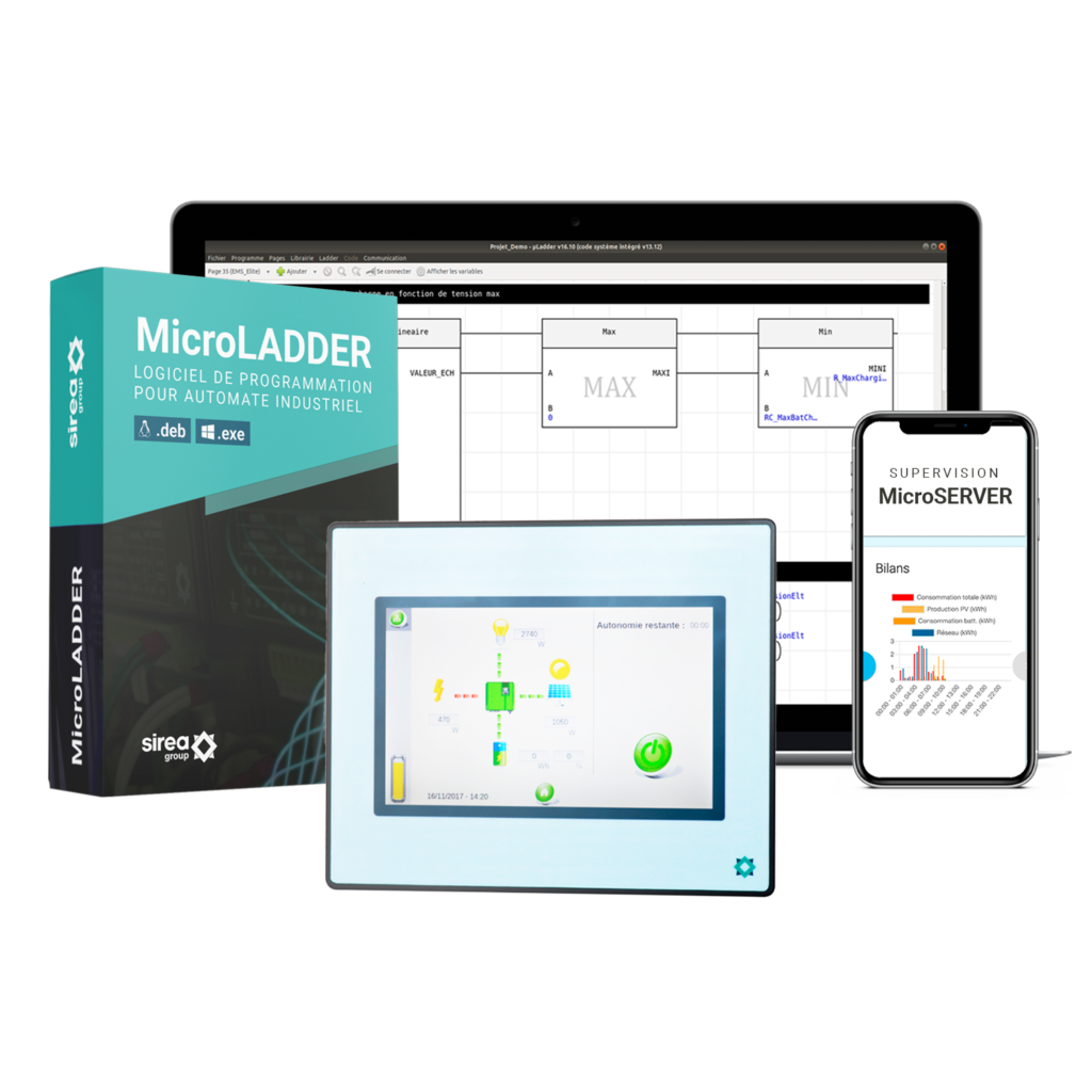 Pack automate MicroARM-A2 avec MicroLADDER et MicroSERVER