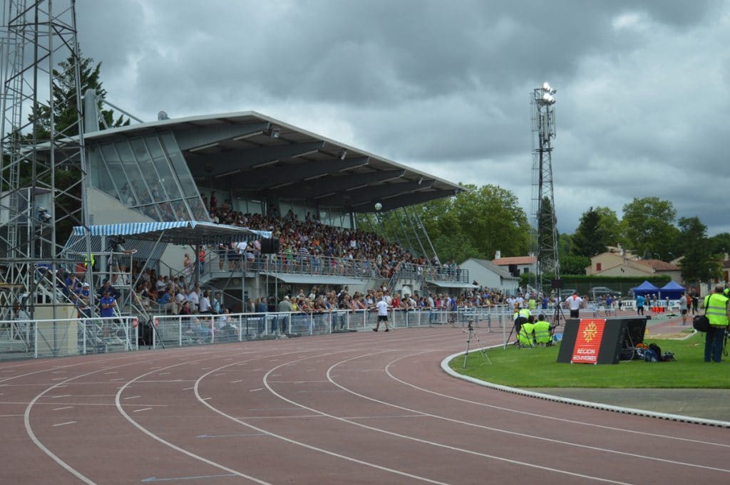Stade du Travet lors du meeting de Castres